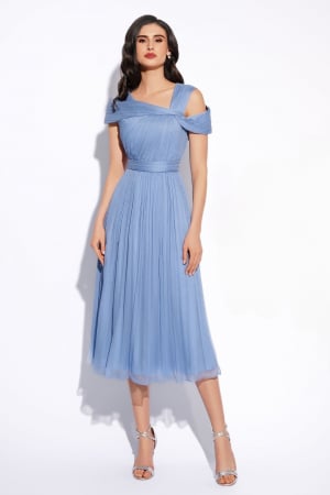 Rochie 1861 matase naturala blue Leonard [0]