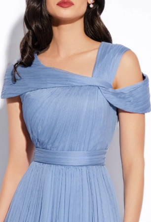 Rochie 1861 matase naturala blue Leonard [3]