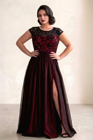 Imbracaminte Femei - Rochie 1997 neagra dantela Fany Lux