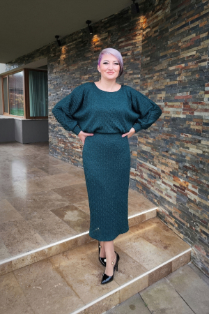 Rochie 2075 verde Fany Lux [2]