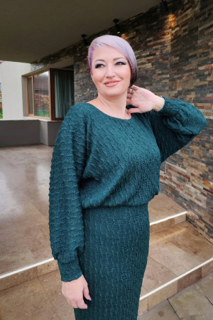 Rochie 2075 verde Fany Lux [3]