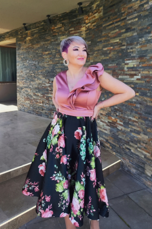 Rochie 2086 pudra MBG [5]