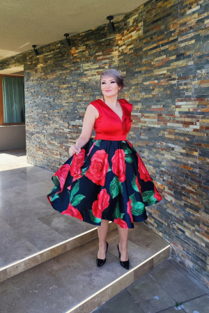 Rochie 2086 rosie MBG 38 [5]