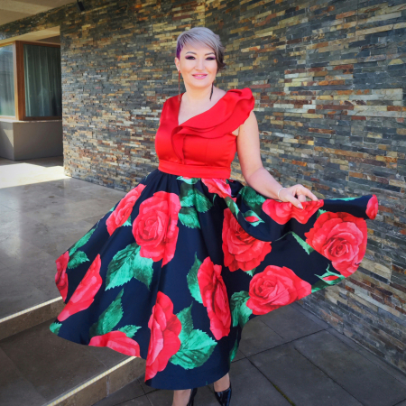 Rochie 2086 rosie MBG 38 [4]