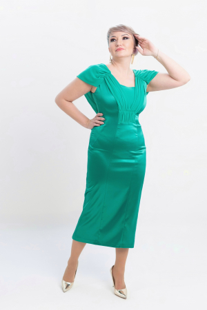 Rochie 2104 verde Fany Lux [0]