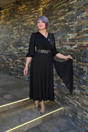 Rochie 2206 neagra Fany Lux [4]