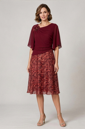 Rochii gala - Rochie 222 grena Viada