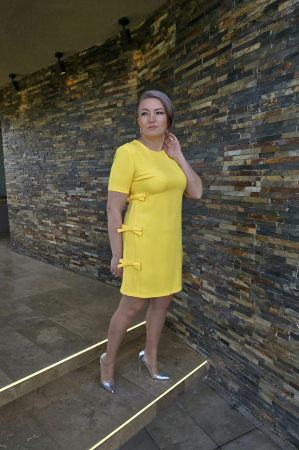 Imbracaminte Femei - Rochie 2226 galbena MBG