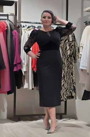Rochie 2228 neagra Fany Lux [3]