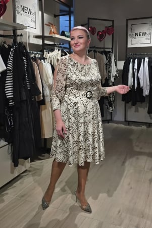 Rochii gala - Rochie 2250 animal print Fany Lux
