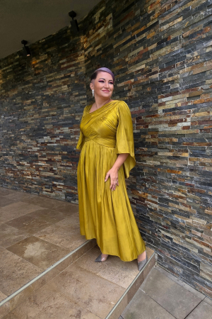 Rochii gala - Rochie 2265 lime Fany Lux 46
