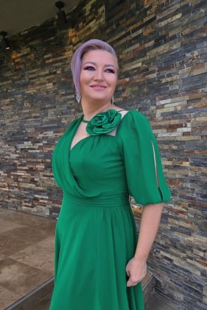 Rochie 2271 verde Fany Lux [1]