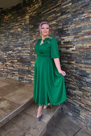 Rochie 2271 verde Fany Lux [2]