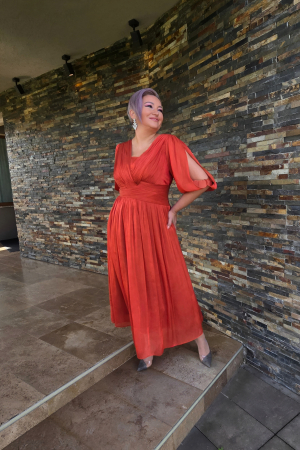 Rochie 2272 caramizie Fany Lux [1]