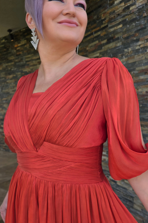 Rochie 2272 caramizie Fany Lux [4]