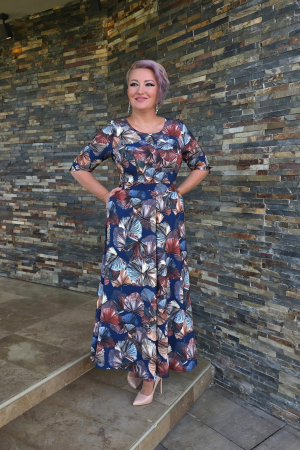Rochii gala - Rochie 2297 imprimata Fany Lux