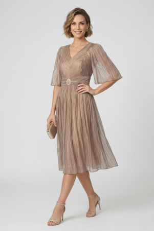 Rochii gala - Rochie 242 bej Viada