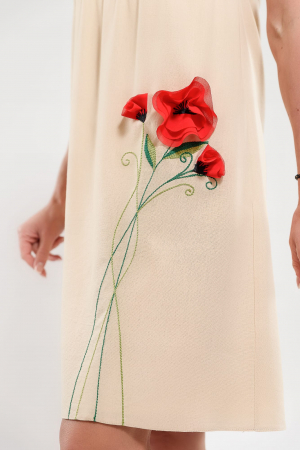 Rochie 322 in bej maci Effect [1]