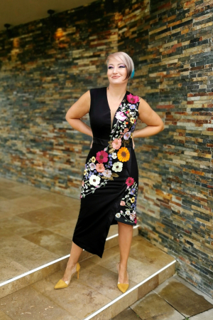 Rochie 422 neagra Effect [4]