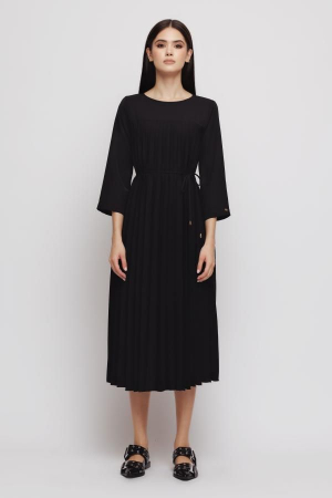 Rochie 4313 neagra plisata Mizar [1]
