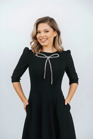 Rochie 4940 neagra La Donna [2]