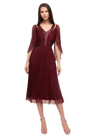 Imbracaminte Femei - Rochie 5064 bordo Ginette