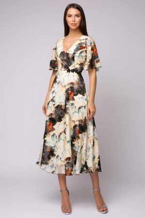 Rochii gala - Rochie 5100 imprimata Ginette 48