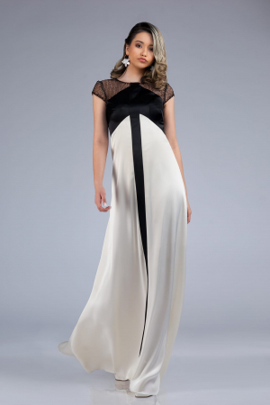 Rochie 51026 ivoar/negru Per Donna [3]