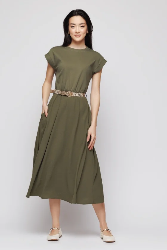 Imbracaminte Femei - Rochie 5176 kaki Mizar