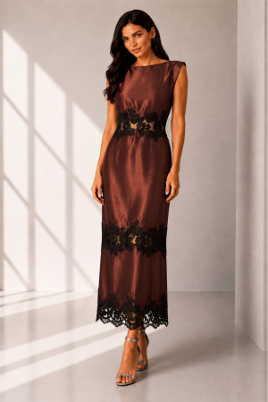 Imbracaminte Femei - Rochie 5186 maro Ginette