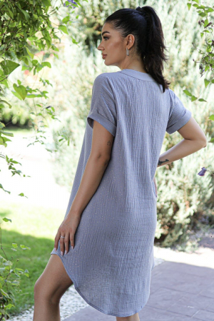Rochie 519 gri bumbac Madelia 40 [1]