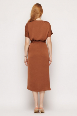 Rochie 5266 petrecuta maro Mizar [4]