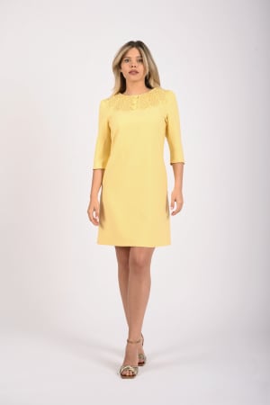 Rochie 5512 galbena La Donna