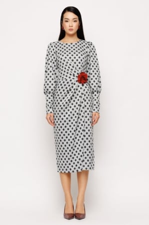 Rochie 5516 gri buline Mizar [1]