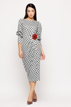 Rochie 5516 gri buline Mizar [3]