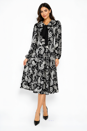 Rochii casual - Rochie 5576 imprimata La Donna