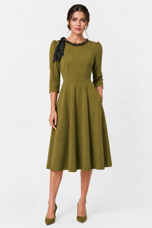 Rochie 5600 verde La Donna