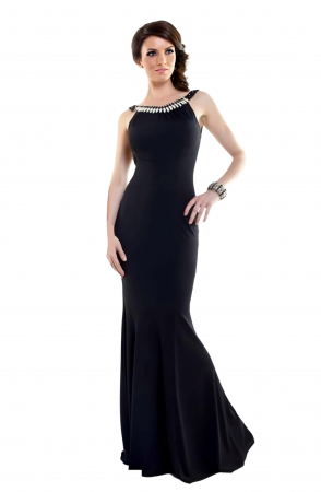Rochii gala - Rochie 577 neagra Ginette
