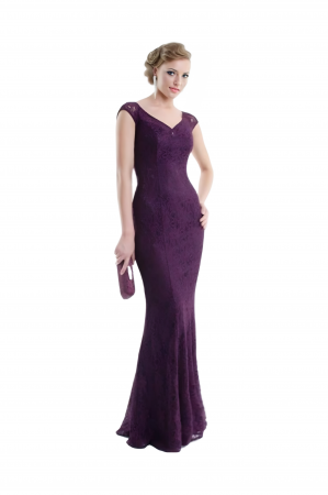 Rochie 578 bordo Ginette 42 [0]