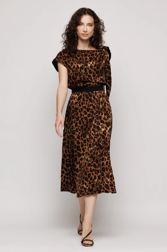 Rochii gala - Rochie 6224 animal print Mizar