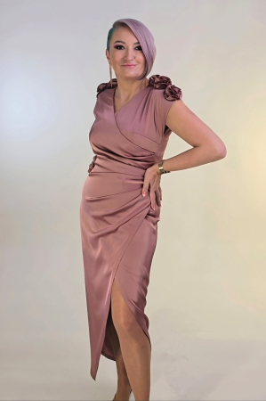 Rochii gala - Rochie 6244 pudra Mizar