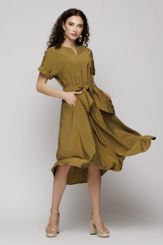 Rochii dama - Rochie 6253 verde Mizar