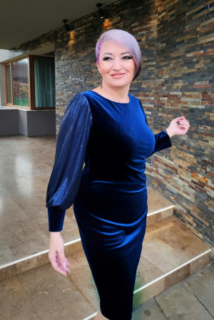 Rochie 672 bleumarine Viada [5]