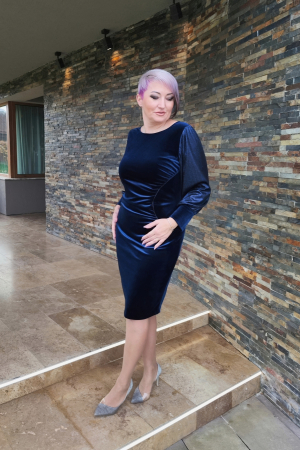 Rochie 672 bleumarine Viada [6]