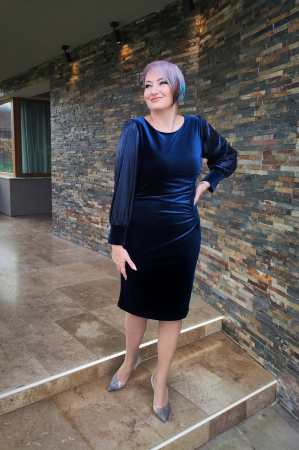 Rochie 672 bleumarine Viada [7]