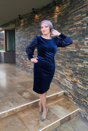 Rochie 672 bleumarine Viada [4]