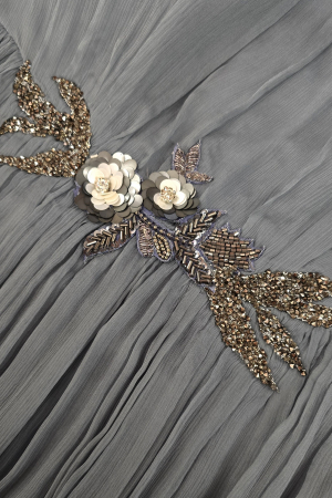 Rochie 710 gri matase naturala Viada [1]