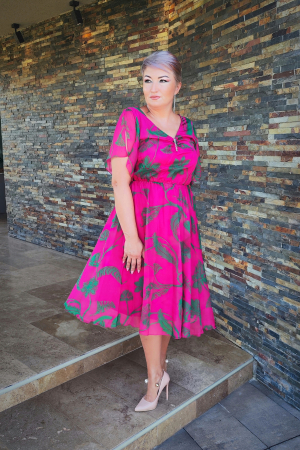 Rochie 767 ciclame Viada [3]