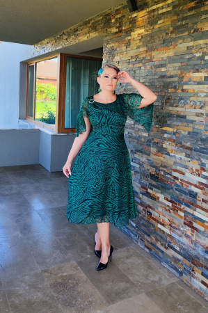Rochie 768 imp verde Viada 46 [2]