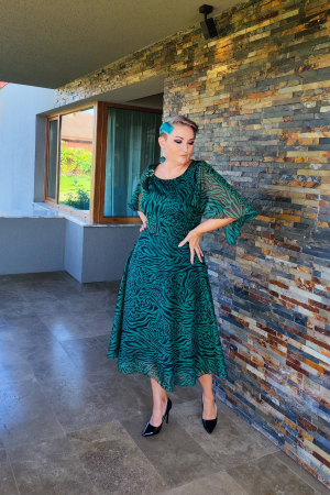 Rochie 768 imp verde Viada 46 [3]